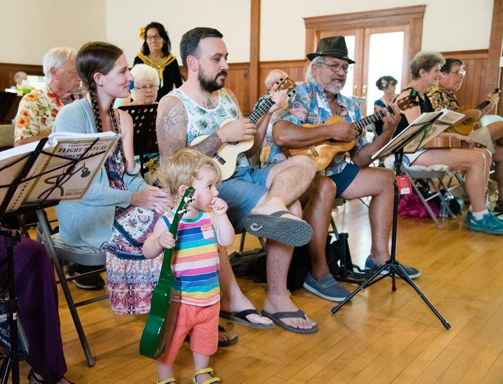 All-ages uke fun with Hula Mai in Sonoma.