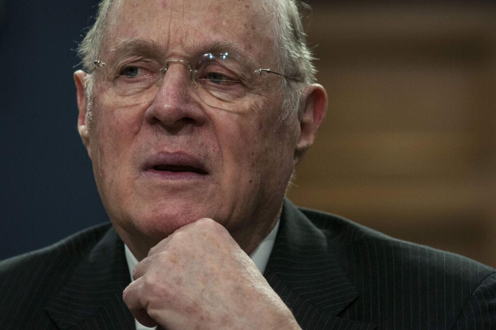 Justice Anthony Kennedy announced his retirement Wednesday, setting the stage for a furious fight over the future direction of the U.S. Supreme Court. (GABRIELLA DEMCZUK / New York Times, 2015)