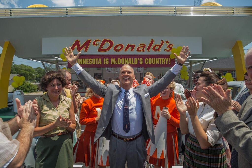 The Weinstein CompanyMichael Keaton stars in the true story of Ray Kroc, a salesman who turned McDonald's into the world's largest restaurant chain in 'The Founder.'