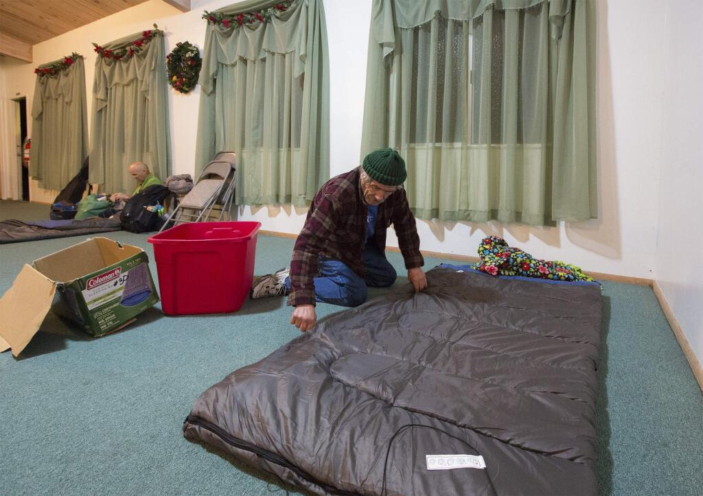 In 2019, Sonoma Alliance Church hosted an overnight shelter for those without homes, but the pandemic ended that offering.(Photo by Robbi Pengelly/Index-Tribune)