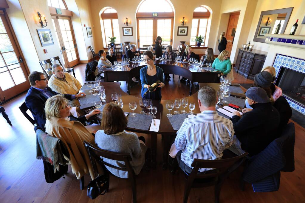 The Press Democrat The Wine & Food Pairing Culinary experience at the St. Francis Winery & Vineyards on Highway 12 at Pythian Road. Chris Silva, CEO of St. Francis, says he thinks there are safeguards in place now to “keep things from getting out of control.”