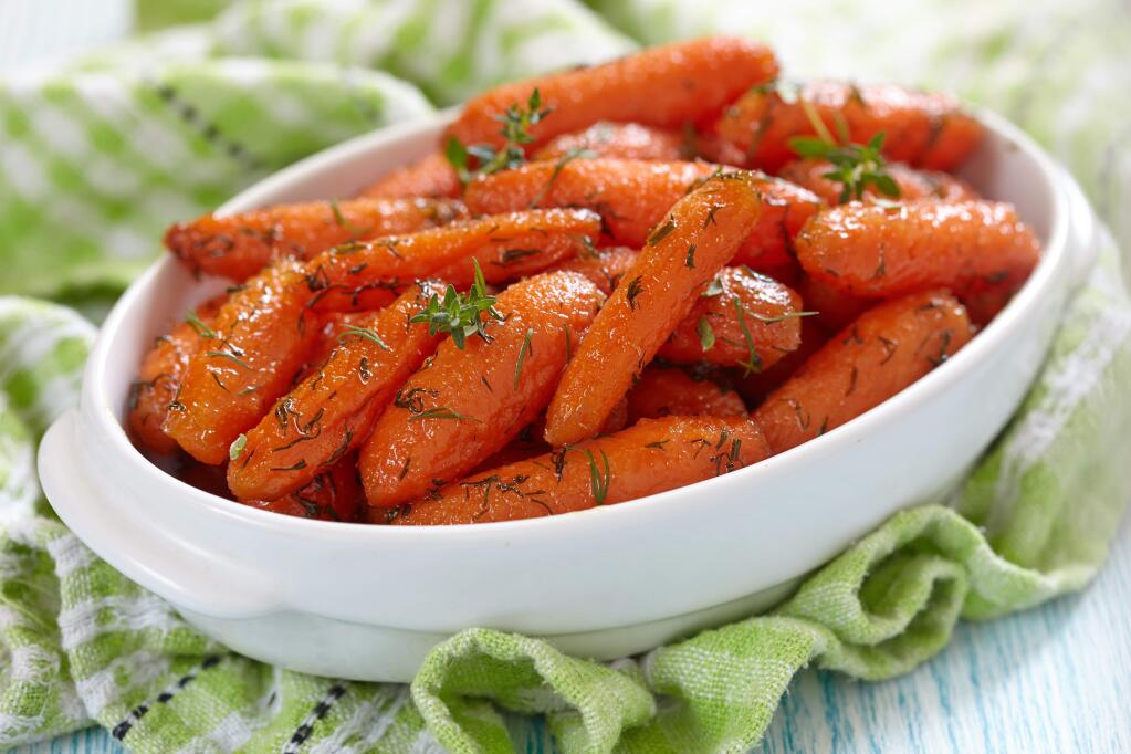 Glazed carrots with ginger and peppercorns helps bring out the natural sweetness of the carrots.