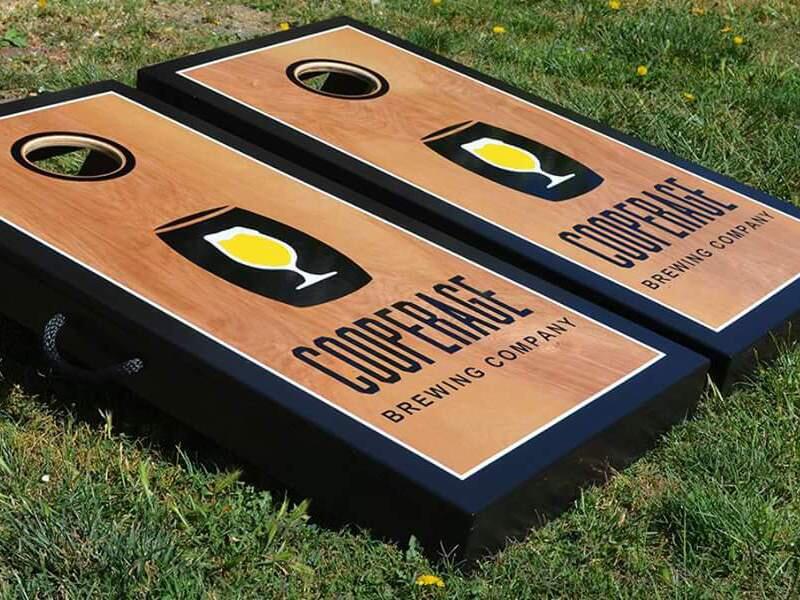 Signs for Cooperage Brewery, opening in Santa Rosa on Friday, June 26, 2015. (FACEBOOK.COM/COOPERAGEBREWING)