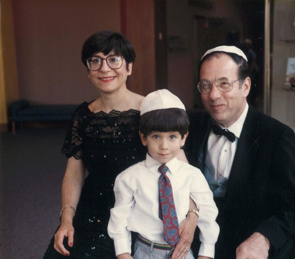 Eric Berger attended a wedding in 1992 in St. Louis with his parents, Susie and Carlos Berger. At the time, Eric was 5 years old; Susie was 45 and Carlos was 58. (Josephine Havlak)