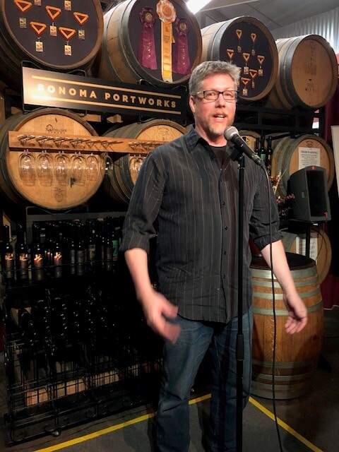Jon Lehre, winner of this month's West Side Stories competition, at Sonoma Portworks.