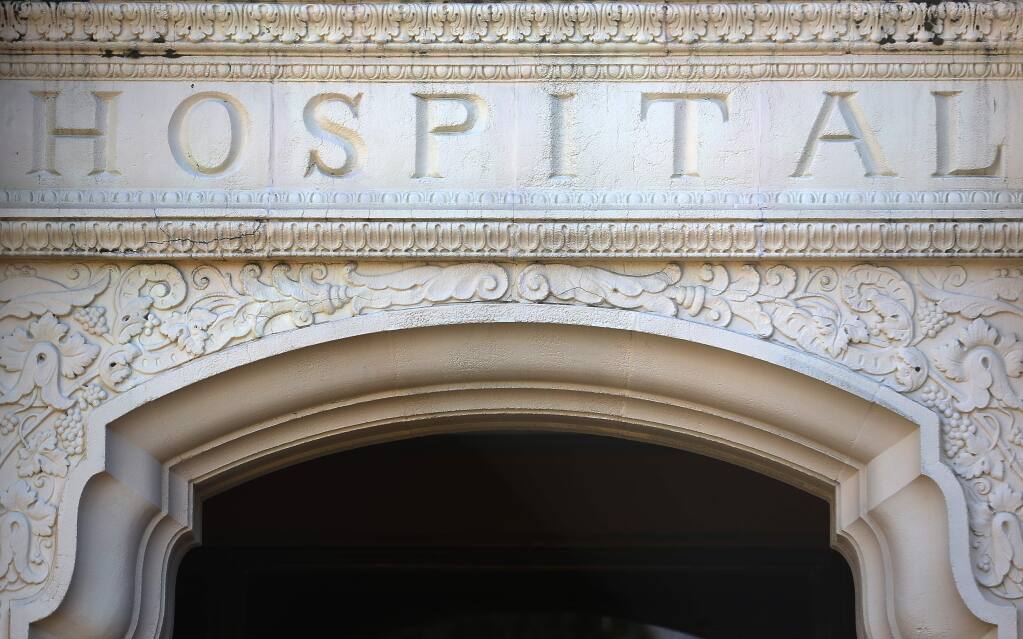 The original building at the former Sutter Santa Rosa Regional Hospital was built in 1936.(Christopher Chung/ The Press Democrat)