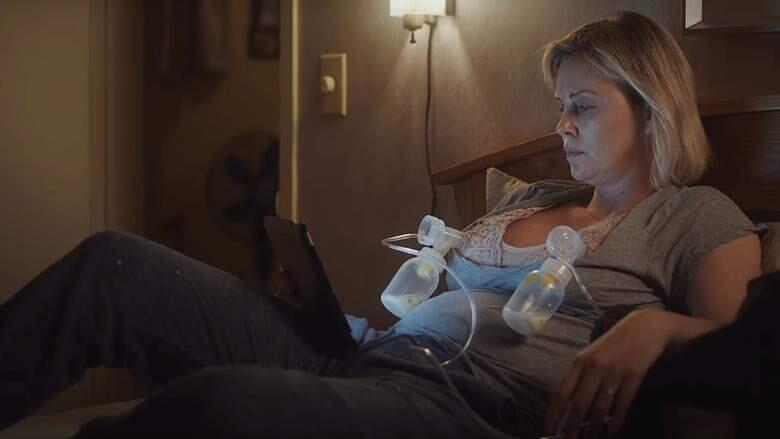 Marlo (Charlize Theron) kills two birds with one stone in 'Tully.'