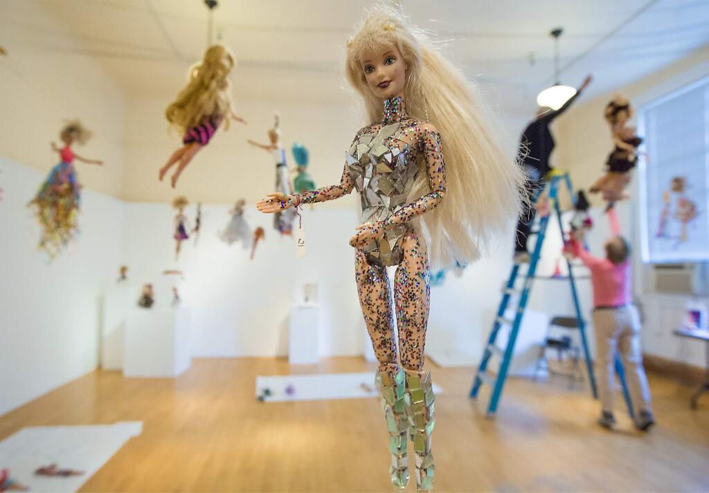 The Trashion Fashion Barbie Exhibit in 2019.  (Photo by Robbi Pengelly/Index-Tribune)