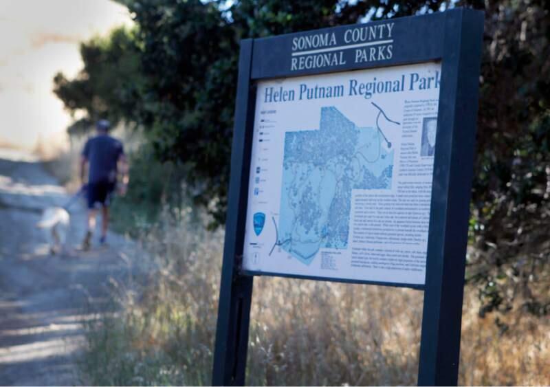 THE IMPORTANCE OF PARKS: Helen Putnam Park, in Petaluma, is a popular draw for those seeking the healing power of nature.
