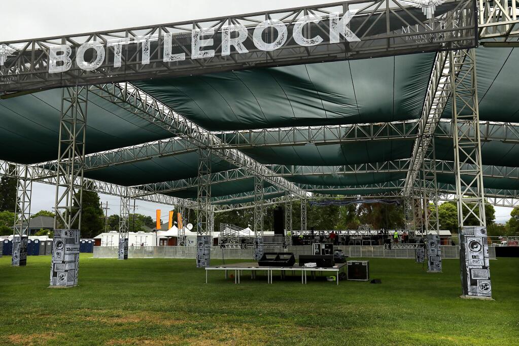 Festival organizers have announced 'aftershow' tickets available for purchase for those unable to attend the sixth-annual BottleRock Napa Valley Festival. (John Burgess/The Press Democrat)