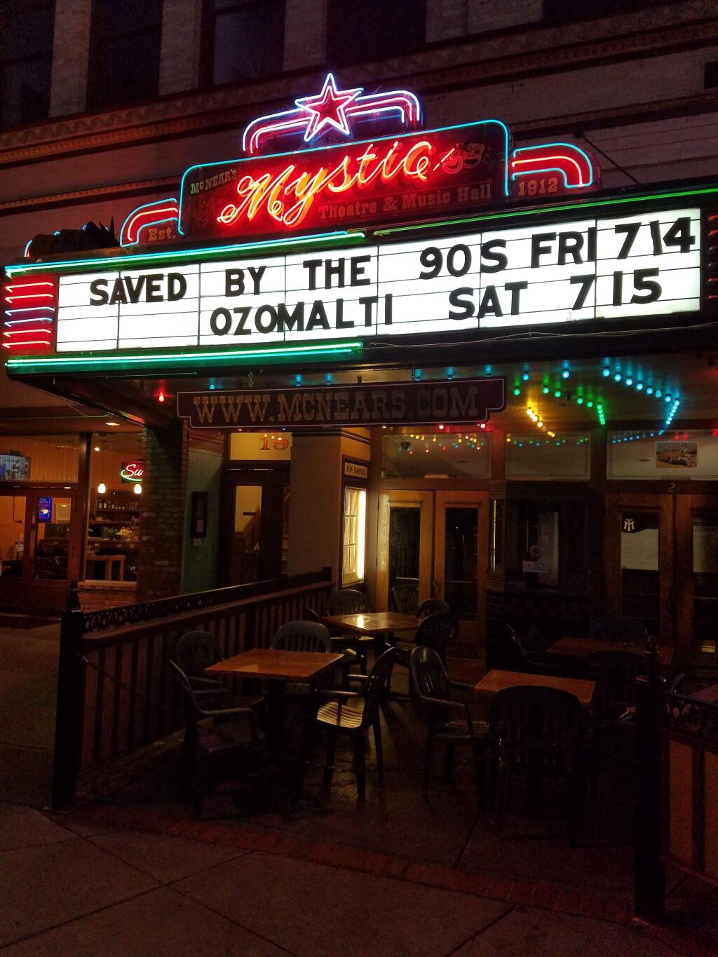 Petaluma's Mystic Theatre is about to turn 25-years-old. (PHOTO BY SUSAN PANTTAJA)