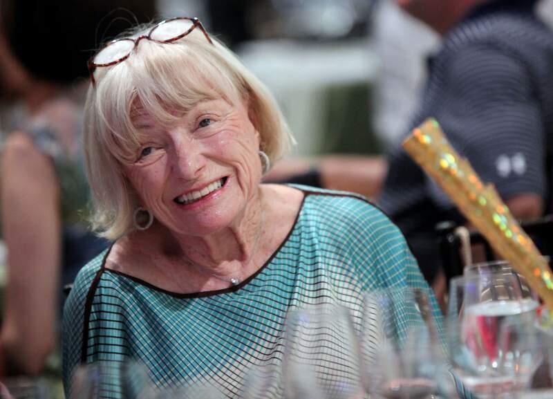 Margrit Mondavi, at a St. Helena wine auction, in 2010.