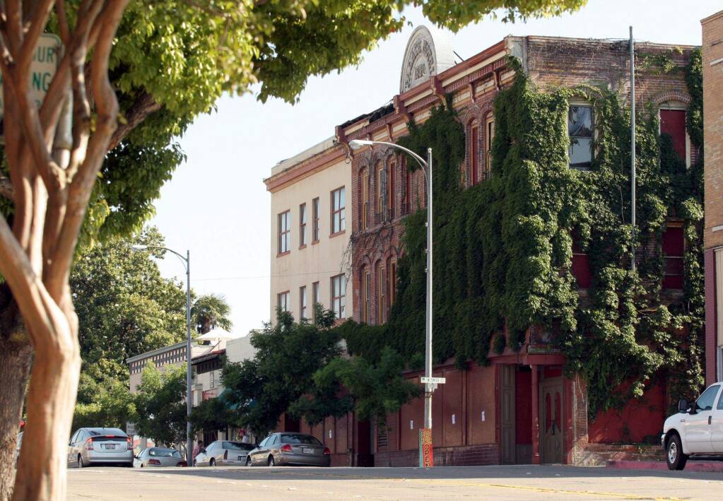 Ukiah's historic Palace Hotel on North State Street in downtown has sat dormant for decades. (PD FILE)