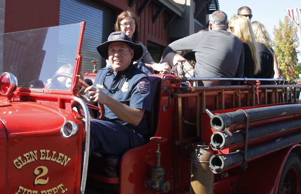 Index-Tribune file photoSonoma Valley Fire and Rescue Authority Battalion Chief Bob Norrbom was giving fire engine rides during the 2014 open house.