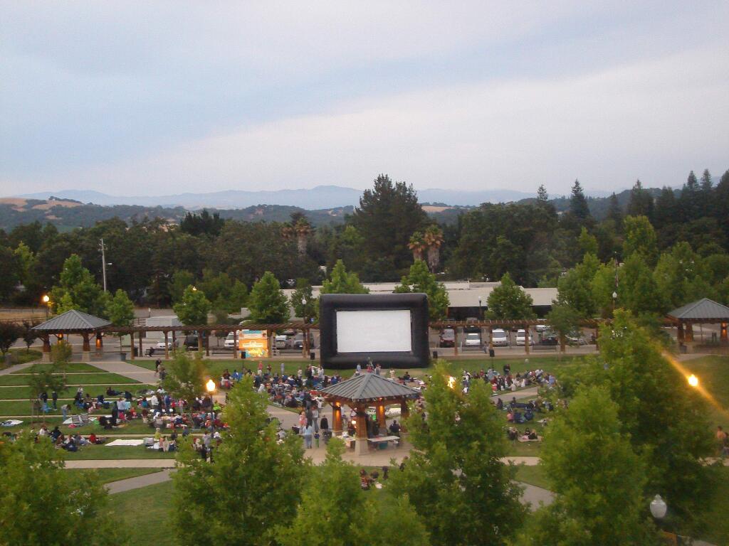 Tuesday Kids Movies, Windsor: The Windsor Town Green becomes an outdoor movie theater each summer, showing family movies weekly at 15 minutes after sunset. This year they run between June 7 and July 26. ci.windsor.ca.us. (HANDOUT)