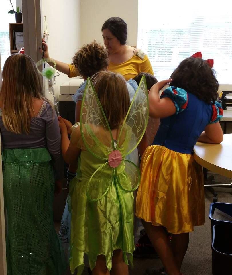 Kids from Sonoma County Children's Village dress up in preparation for this week's trip to Disneyland. (COURTESY PHOTO)