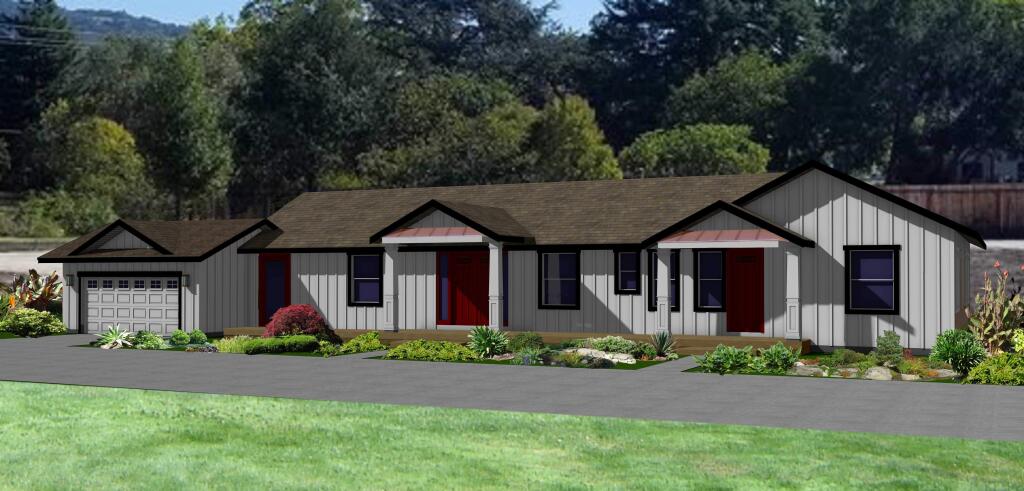 Hybrid Prefab homes created this design for Susan Miron, who is considering it for her Treehaven Court property in Kenwood. Her home there was burned in the Oct. 2017 fires.