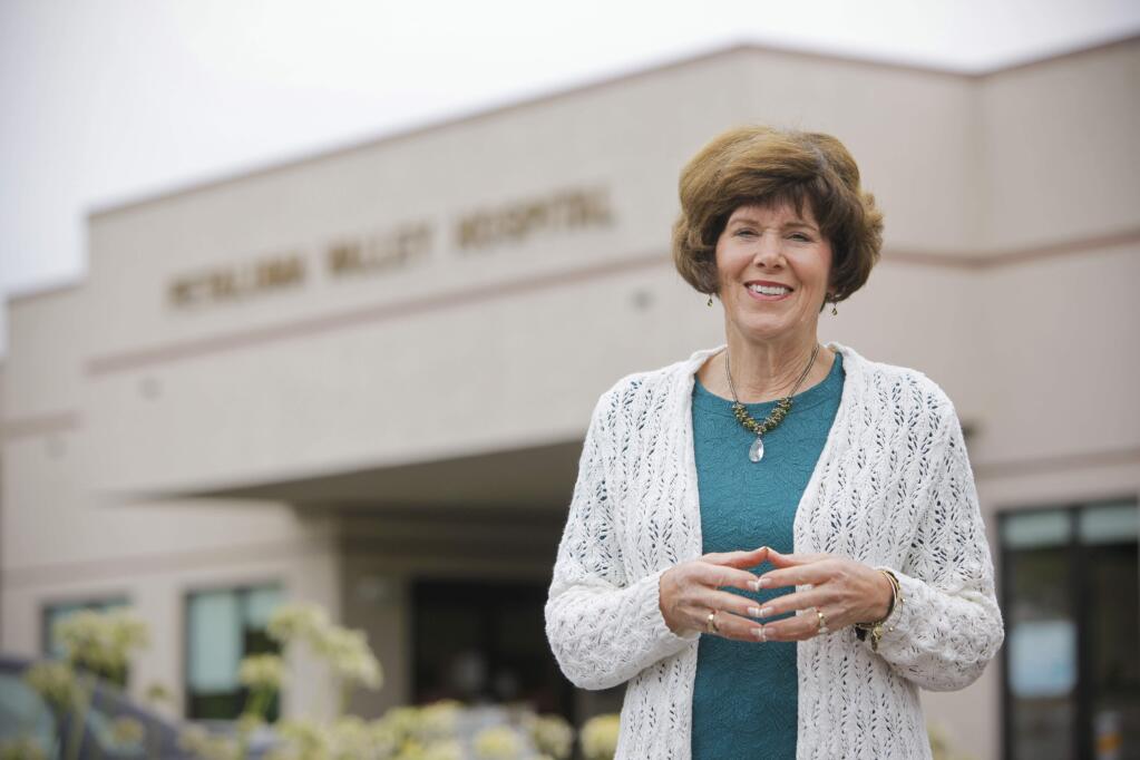 Jane Read, the Vice President of Operations at Petaluma Valley Hospital, is leaving to become COO of the Petaluma Health Center.(CRISSY PASCUAL/ARGUS-COURIER STAFF)