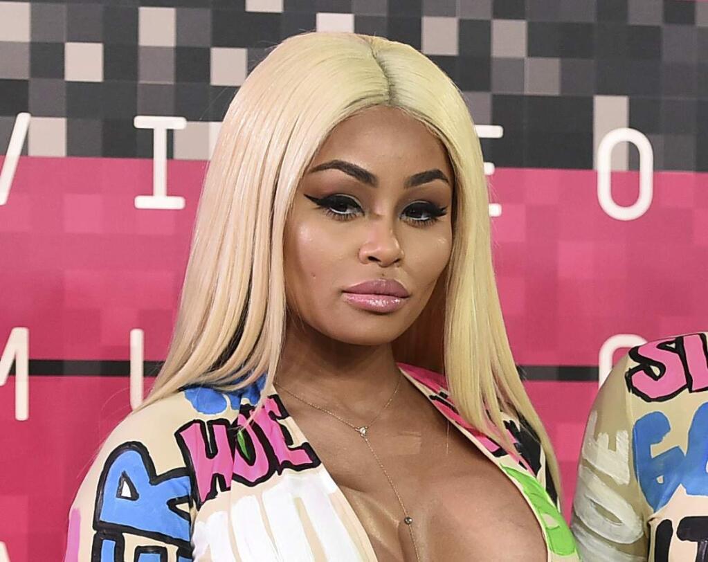 FILE - In this Aug. 30, 2015 file photo, Blac Chyna arrives at the MTV Video Music Awards in Los Angeles. (Photo by Jordan Strauss/Invision/AP, File)