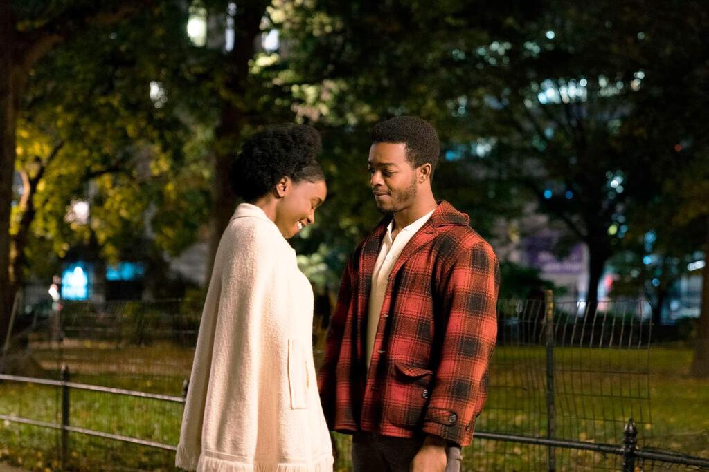 Screen newcomer KiKi Layne and Stephan James play lovers in “If Beale Street Could Talk,' a powerful story that works as a timeless romance, a family drama, a legal thriller and a poignant social commentary, based on James Baldwin's 1974 novel. (Annapurna)