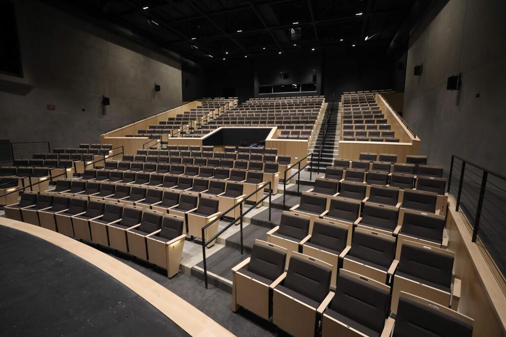 The newly renovated Burbank Auditorium on the Santa Rosa Junior College campus in Santa Rosa on Friday, February 21, 2020. (BETH SCHLANKER/ The Press Democrat)