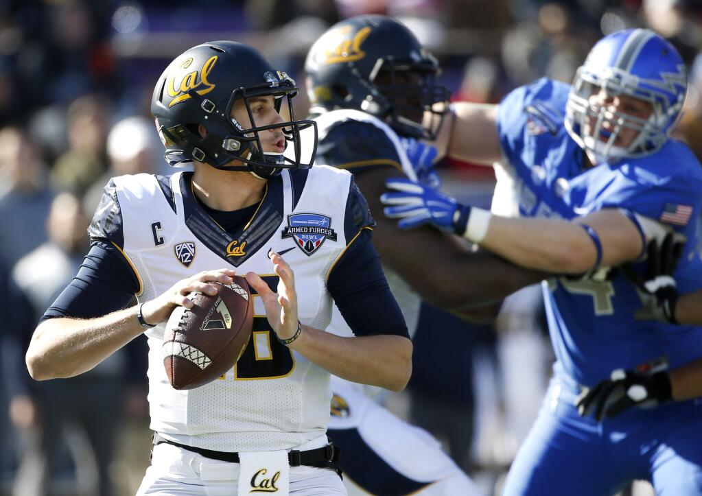 Cal targeted quarterbacks in its 2016 recruiting class to help replace NFL-bound Jared Goff. (AP Photo/Ron Jenkins)