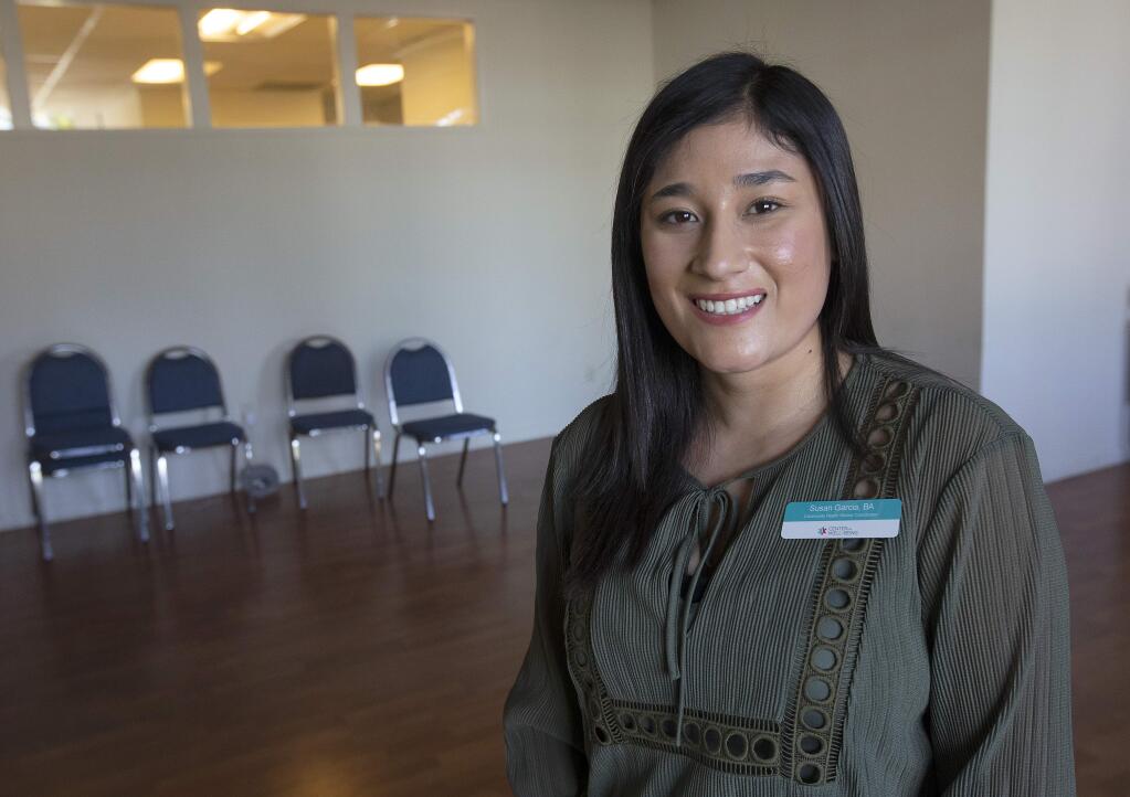 Susan Garcia is the Community Outreach Coordinator for the Dental Program at the Center for Well-Being in Santa Rosa. (photo by John Burgess/The Press Democrat)
