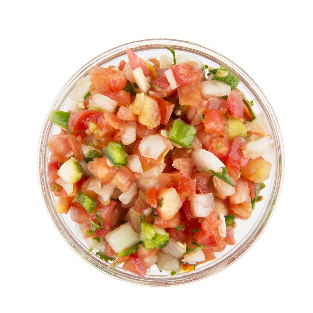 Left: What is pico de gallo without onions?