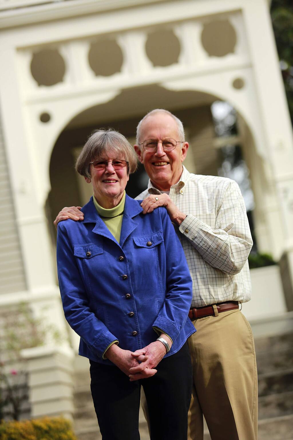 Harry and Dee Richardson donate to the Santa Rosa Community Foundation. (JOHN BURGESS / The Press Democrat)
