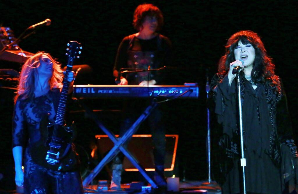 Nancy and Ann Wilson of Heart performed live at the Wells Fargo Center for the Arts in Santa Rosa, Thursday, Sept. 25. (photo by Will Bucquoy)