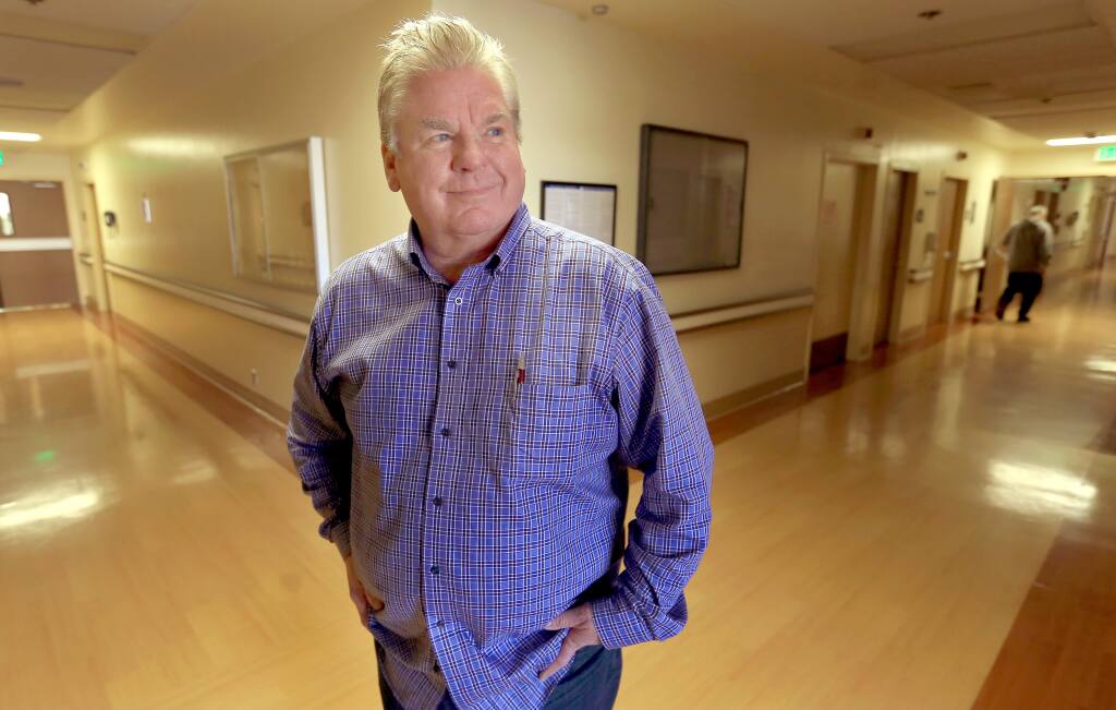 Dennis Colthurst, seen Wednesday, is a new board member of Palm Drive Hospital and he hopes for an April reopening of the facility. (Kent Porter / Press Democrat) 2015
