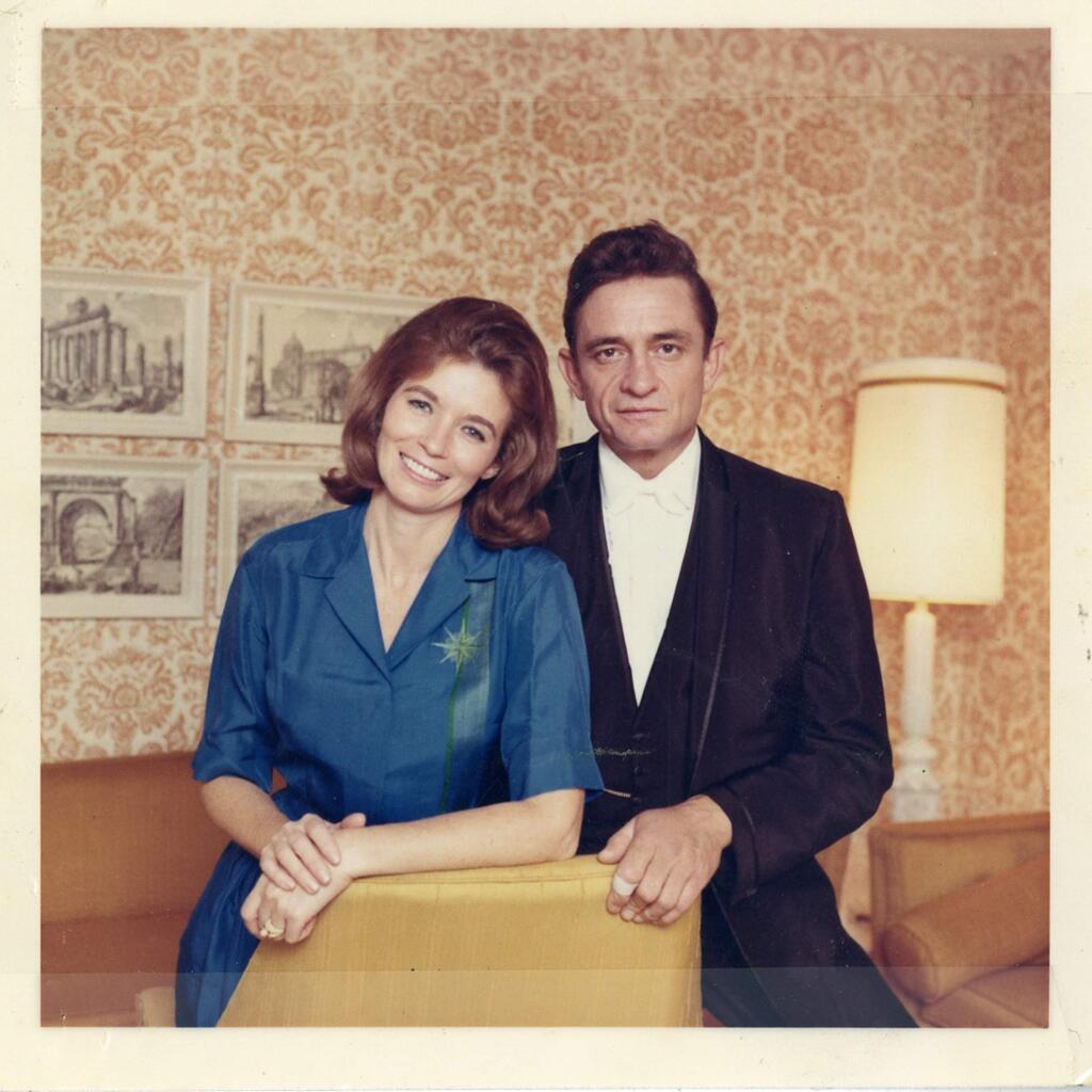 Argot PicturesJune Carter Cash and Johnny Cash in a scene from 'The Winding Stream,' about the Carter and Cash families and American roots music.