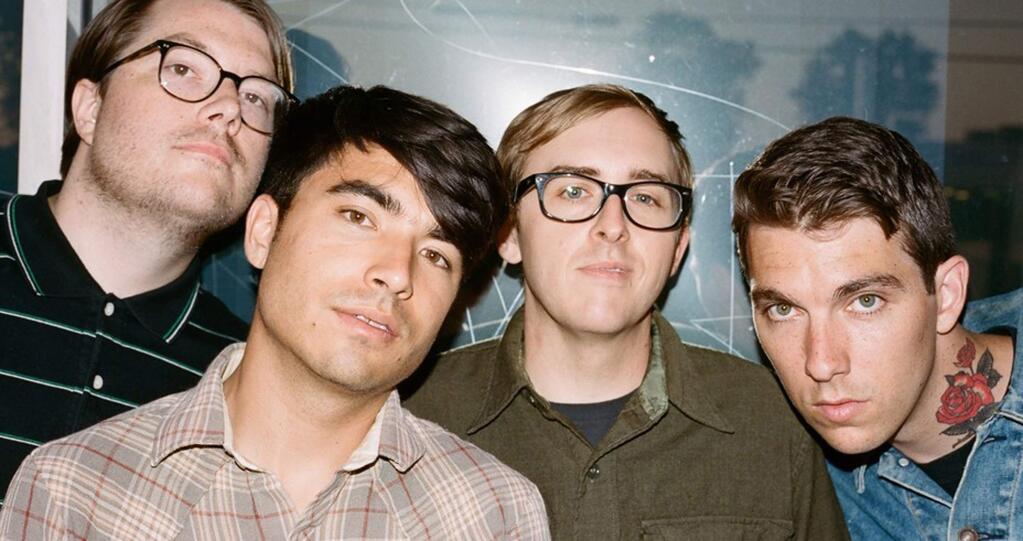Torranc-based pop-punk band Joyce Manor: Barry Johnson (vocals and guitar), Chase Knobbe (guitar), Jeff Enzor (drums), and Matt Ebert (bass). (Photo: Epitaph Records)