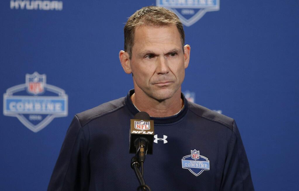 Trent Baalke is in his 12th season with the 49ers, his sixth as the team's general manager. (Darron Cummings / Associated Press)