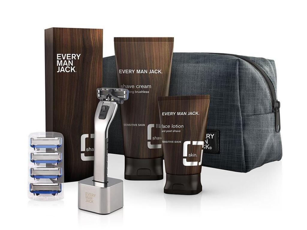 This shaving kits shows some of the 80 products that Every Man Jack produces. (Facebook / Every Man Jack)