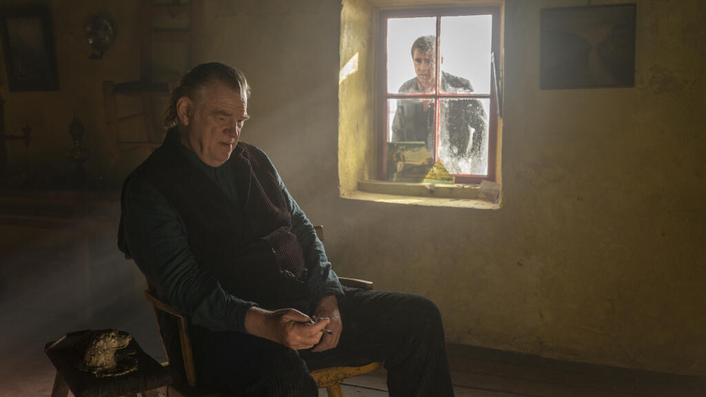 This image released by Searchlight Pictures shows Brendan Gleeson in "The Banshees of Inisherin." (Searchlight Pictures via AP)