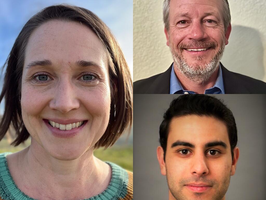 Three political newcomers, Emily Sanborn, Tom Levin and Jason Atallah, will square off to represent District 2 on the Rohnert Park City Council.
