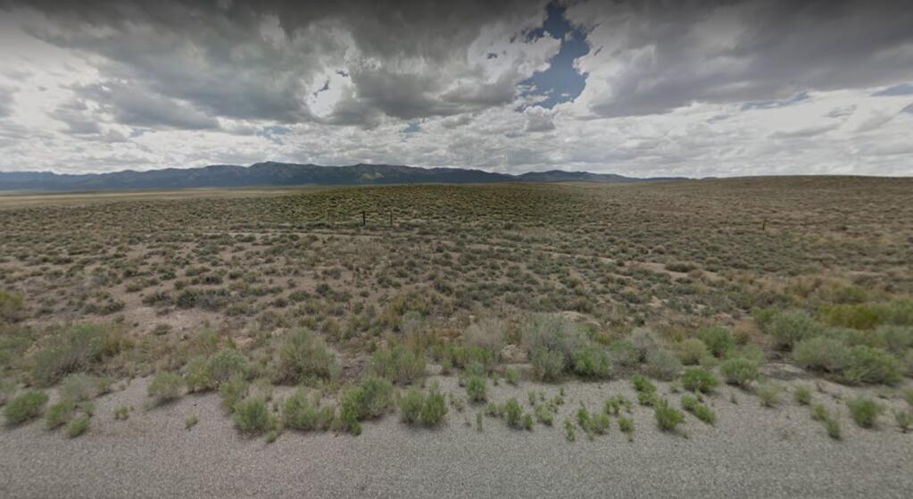 An image from Google Earth of the wilderness near Currie, Nev. Aidan Clune’s cellphone last pinged his location at 8:07 p.m. on April 27, southwest of where he abandoned his 2007 Nissan Frontier along U.S. Route 93. (Google Earth)