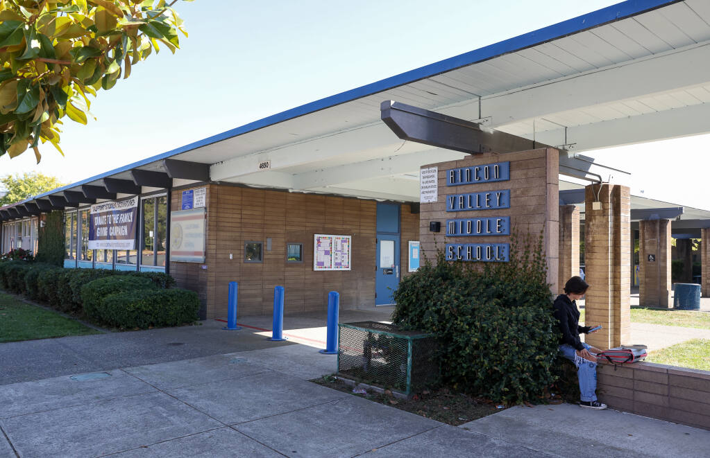 Rincon Valley Middle School in Santa Rosa (Christopher Chung / The Press Democrat file)