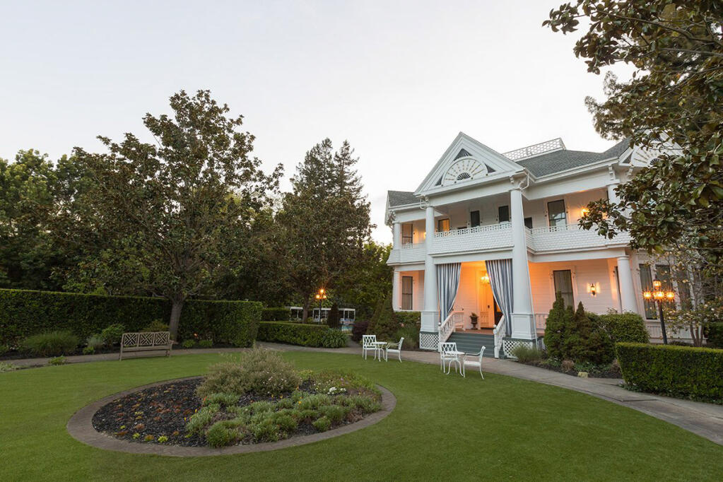 White House Inn Napa Valley at 443 Brown St. in Napa was originally built in 1855. The 17-room property sold last year for $10.1 million. (courtesy of White House Inn Napa Valley)