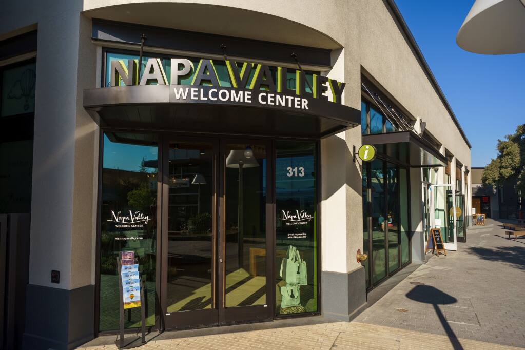 Visit Napa Valley’s 2,550-square-foot welcome center opened in November 2020 at its new location at 1300 First St., Suite 313, in downtown Napa. (courtesy of Visit Napa Valley)