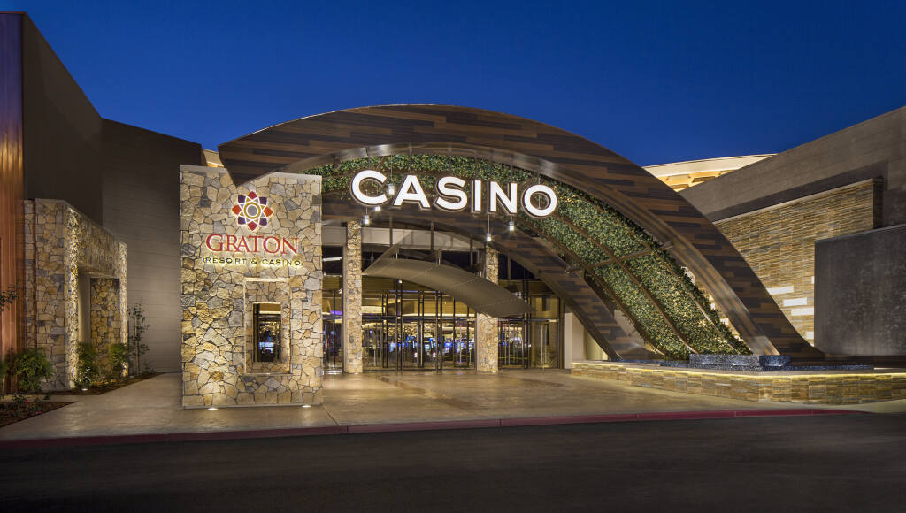 A new tribal-state gaming compact between the Federated Indians of Graton Rancheria and the State of California will allow the Graton Resort & Casino to increase the number of authorized slot machines from 3,000 to 6,000.  Graton Rancheria photo.