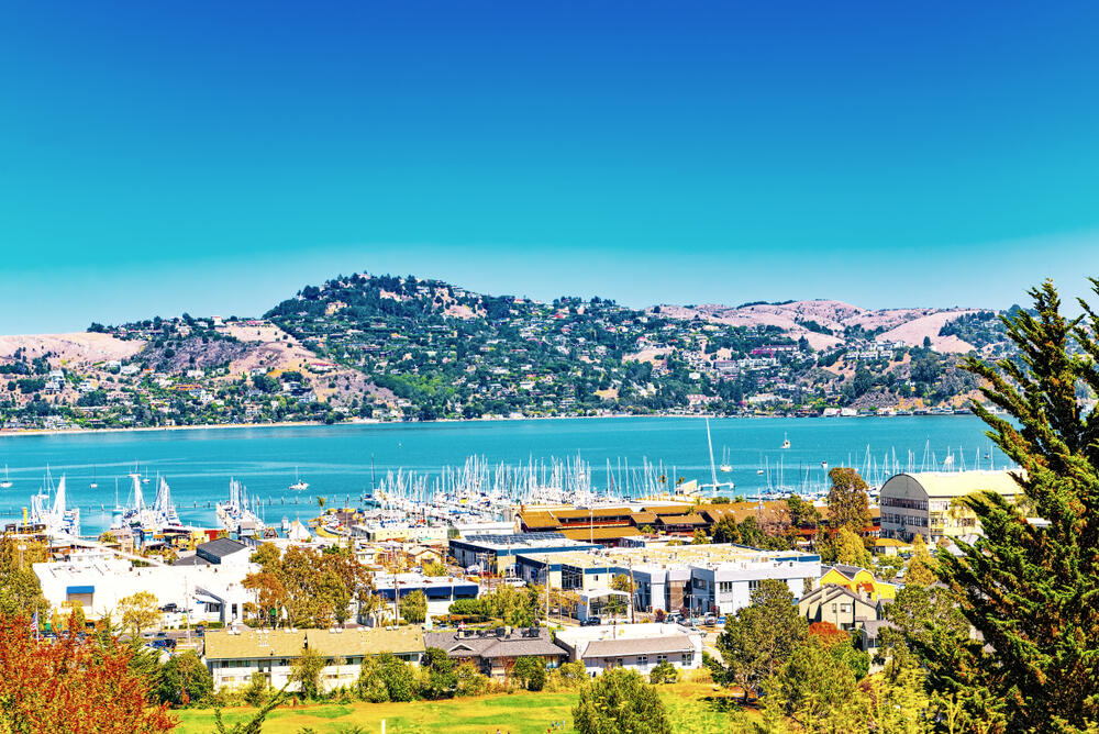 Homeless residents moved out of an encampment at Marinship Park in Sausalito on Aug. 15, 2022. The city is preparing to restore the park. (V_E / Shutterstock)