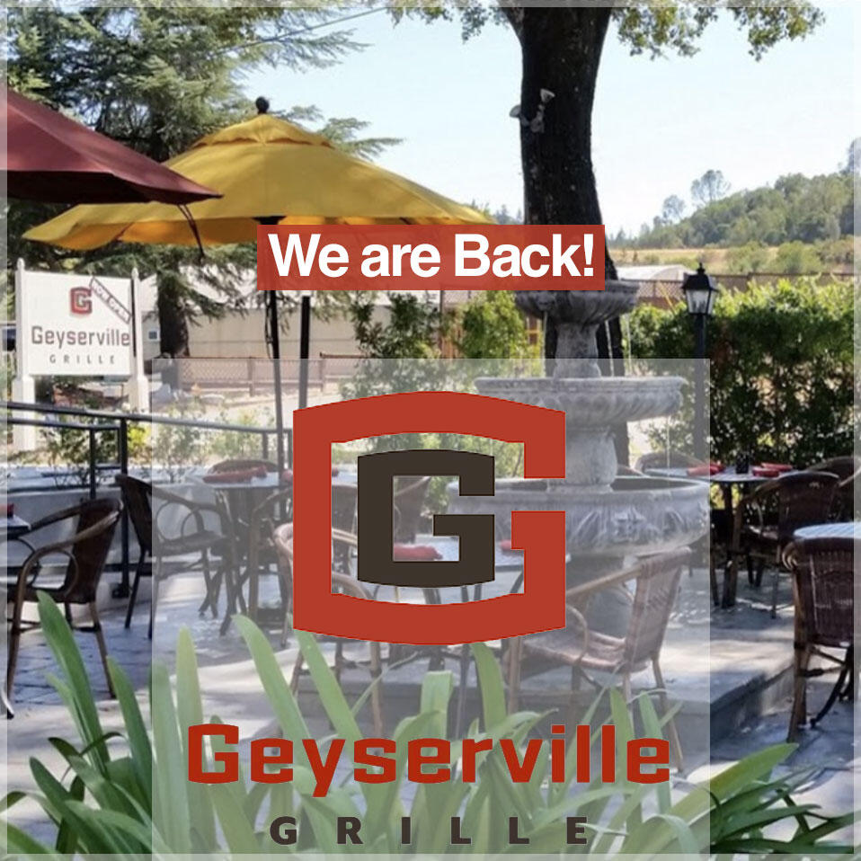 After a long Covid-19 hiatus, Geyserville’s beloved breakfast spot is back up and running on their two lovely patio areas.