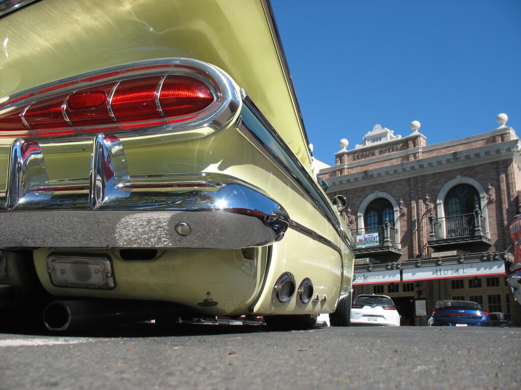 The Hispanic Heritage Festival featured a car show courtesy of the Bay Area Impala Car Club. (Photo by Fred Allebach)