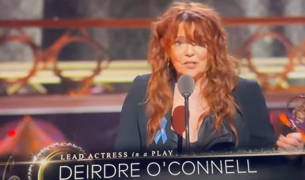 “Make weird art,” said Dierdre O’Connell upon winning the Tony for “Dana H.” (CBS TELEVISION)