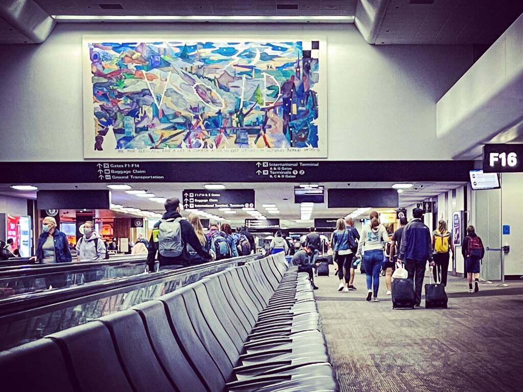 “As I move through airports for work or family vacations, the one conversation dominating all others regards the airports people have been to,” says columnist Carlos Garbiras.  (Photo courtesy of Carlos Garbiras)