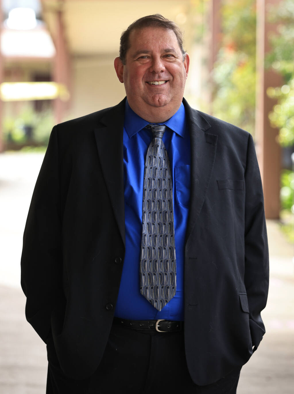 Brad Coscarelli is running for Sonoma County superintendent of schools, Thursday, Dec. 30, 2021. He is the principal of Hidden Valley Elementary School in Santa Rosa. (Kent Porter / The Press Democrat)