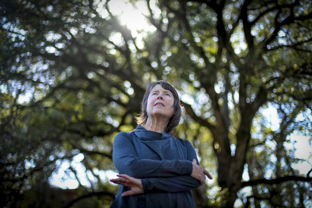 Petaluma ReLeaf founder Wendy Jacobs, pictured here Tuesday, Oct. 12, 2021, helped grow the organization from a conversation about planting more native trees in the community to a nonprofit with goals that address biodiversity and climate change. (CRISSY PASCUAL/ARGUS-COURIER STAFF).