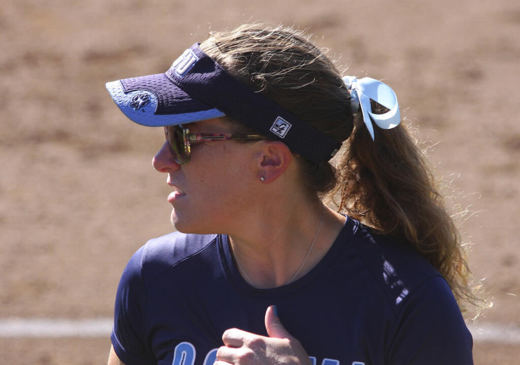 Sonoma State softball coach Jennifer Bridges. (Tyler Lobe / Sonoma State University)